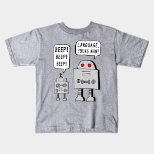 Beeping Robot Kids T-Shirt